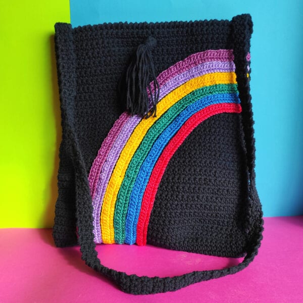 Hand Woven Wool Bag “Rainbow” - Divine Vibes